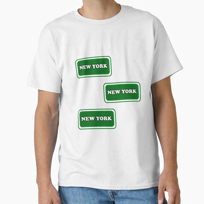 New York Green T-Shirt - Unique Graphic Unisex - T-Shirt, Sweatshirt, Hoodie