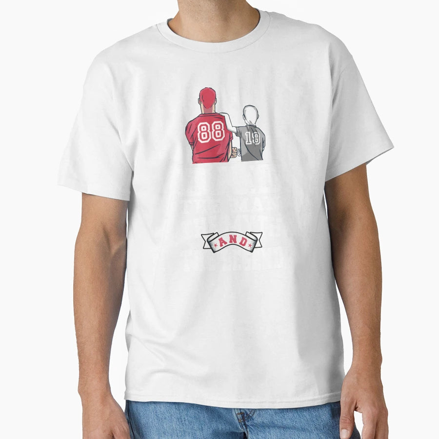 Mens Proud Baseball Dad Myth Legend T-Shirt - Casual Everyday Wear Unisex - T-Shirt, Sweatshirt, Hoodie