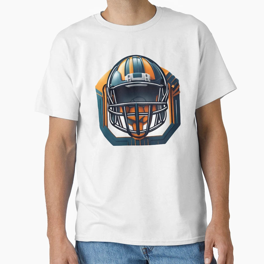 Football Helmet T-Shirt - Casual Everyday Wear Men Women - T-Shirt, Sweatshirt, Hoodie