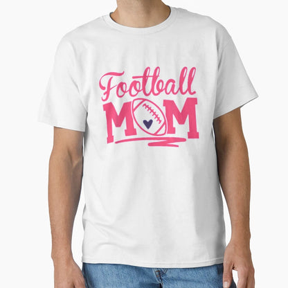 Football Mom T-Shirt - Minimalist Print Men Women - T-Shirt, Sweatshirt, Hoodie