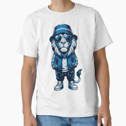 Detroit Lions T-Shirt - Custom Art Print Men Women - T-Shirt, Sweatshirt, Hoodie