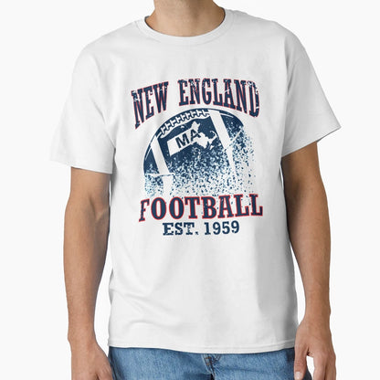 New England Football T-Shirt - Aesthetic Graphic Unisex - T-Shirt, Sweatshirt, Hoodie