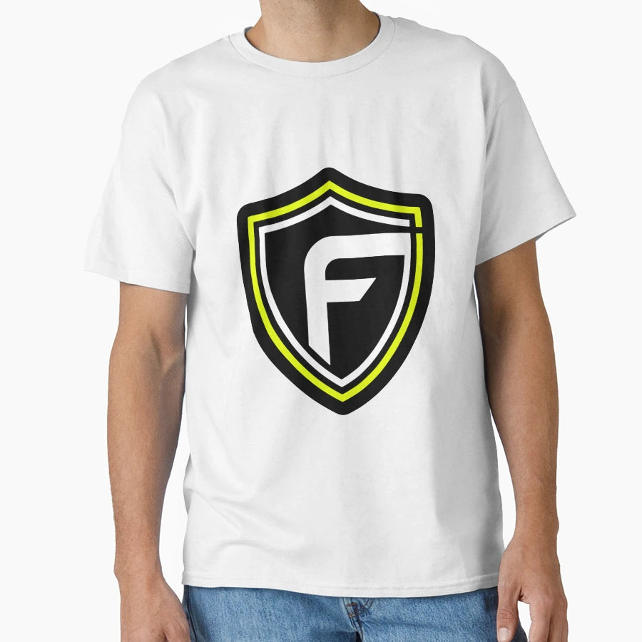 Illustration Letter F Esports Shield T-Shirt - Graphic Print for Adults - T-Shirt, Sweatshirt, Hoodie