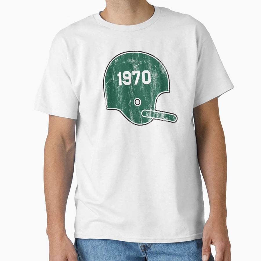 New York Jets Year Founded Helmet T-Shirt - Custom Art Print Men Women - T-Shirt, Sweatshirt, Hoodie