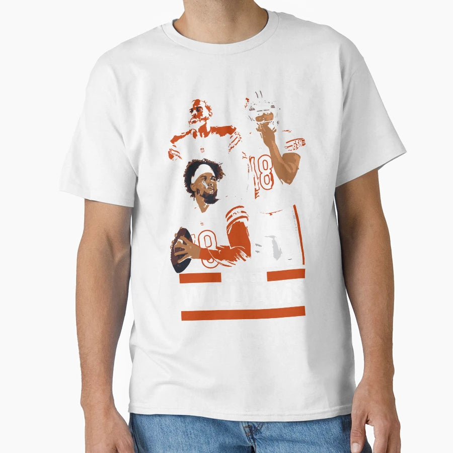 Da Bears Inspired CW Chicago Qb 18 T-Shirt - Graphic Print Men Women - T-Shirt, Sweatshirt, Hoodie