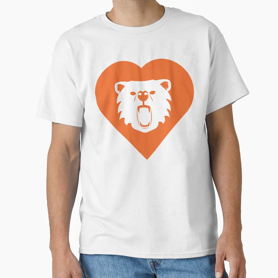 Bear Mascot Cares Orange T-Shirt - Aesthetic Graphic for Adults - T-Shirt, Sweatshirt, Hoodie