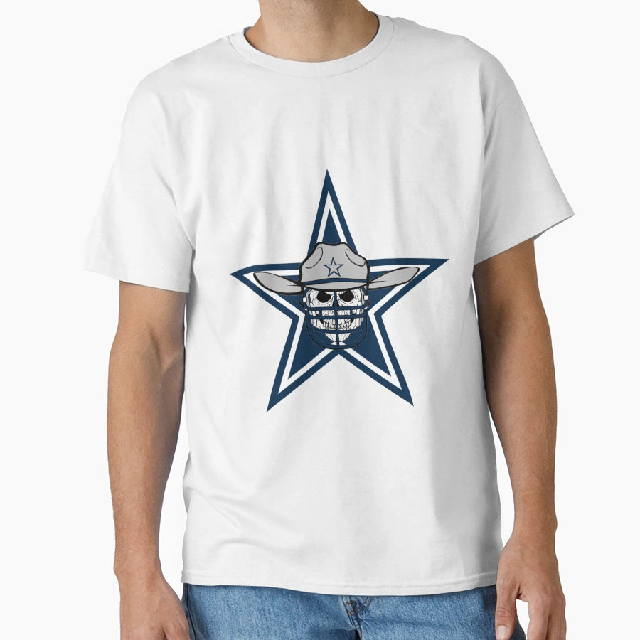 Cowboys Skull T-Shirt - Casual Everyday Wear Men Women - T-Shirt, Sweatshirt, Hoodie