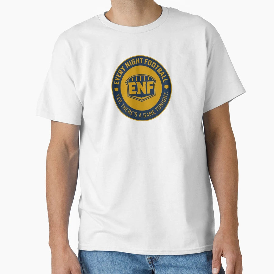 Every Night Football Circular Slogan T-Shirt - Graphic Print for Adults - T-Shirt, Sweatshirt, Hoodie