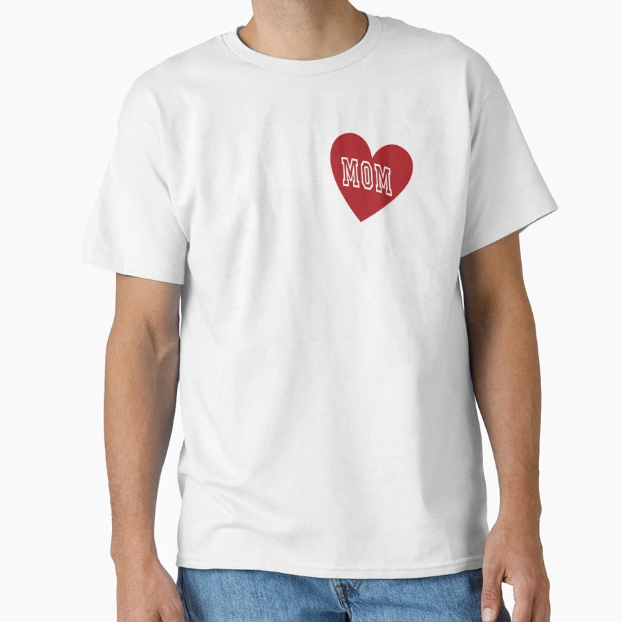 Football Mom T-Shirt - Graphic Print Unisex - T-Shirt, Sweatshirt, Hoodie