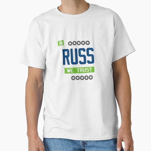 Seattle Football Russell Wilson Qb T-Shirt - Trendy Graphic Men Women - T-Shirt, Sweatshirt, Hoodie