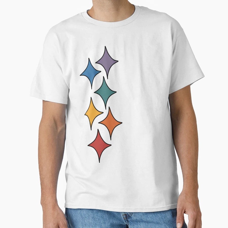 Rainbow Stars T-Shirt - Unique Graphic for Adults - T-Shirt, Sweatshirt, Hoodie