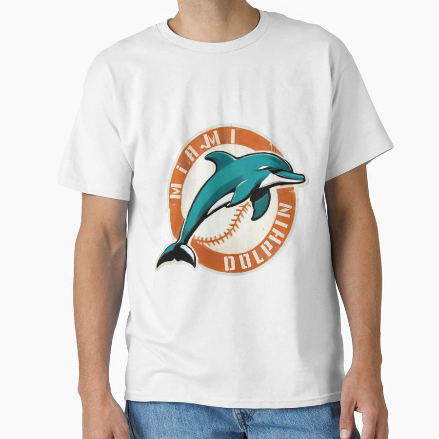Art Miami Dolphins T-Shirt - Unique Graphic for Adults - T-Shirt, Sweatshirt, Hoodie