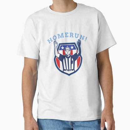 Funny Homerun Baseball Football Mash Up T-Shirt - Aesthetic Graphic Unisex - T-Shirt, Sweatshirt, Hoodie