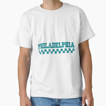 Philadelphia Checkered T-Shirt - Novelty Apparel Unisex - T-Shirt, Sweatshirt, Hoodie
