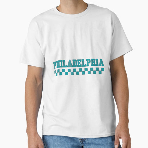 Philadelphia Checkered T-Shirt - Novelty Apparel Unisex - T-Shirt, Sweatshirt, Hoodie