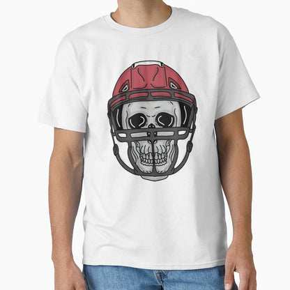 Football Skull T-Shirt - Graphic Print for Adults - T-Shirt, Sweatshirt, Hoodie