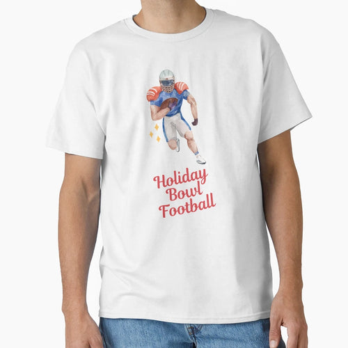 Holiday Bowl Football T-Shirt - Custom Art Print for Adults - T-Shirt, Sweatshirt, Hoodie