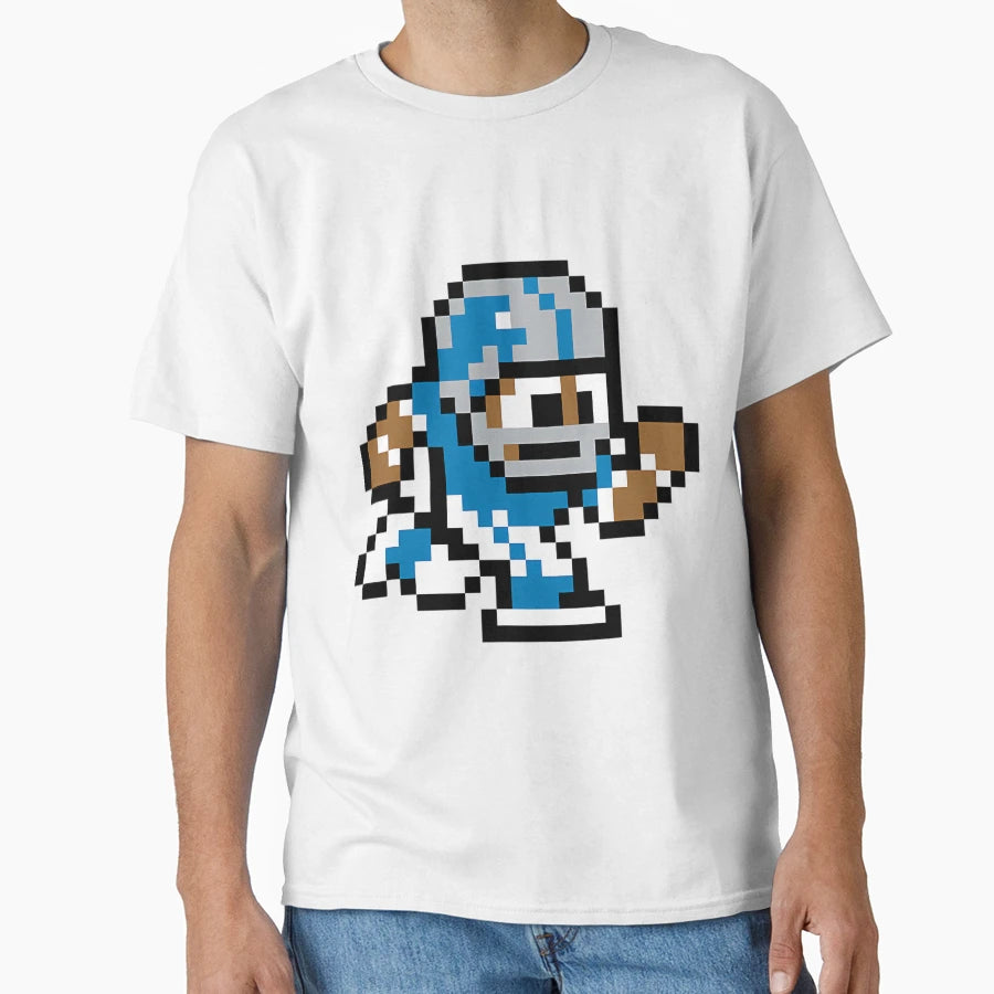 Detroit Lions Tecmo Super Bowl T-Shirt - Minimalist Print for Adults - T-Shirt, Sweatshirt, Hoodie