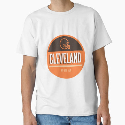 Cleveland Football Gift Loves Cat T-Shirt - Trendy Graphic Unisex - T-Shirt, Sweatshirt, Hoodie