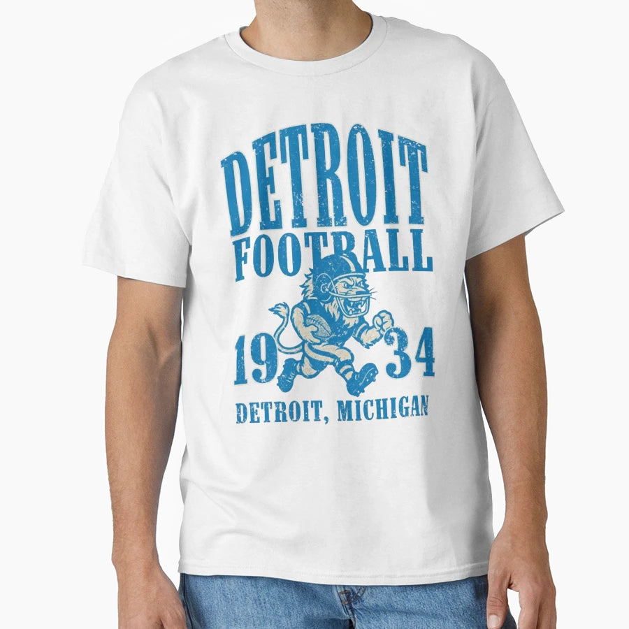 Football Detroit Lions T-Shirt - Unique Graphic Unisex - T-Shirt, Sweatshirt, Hoodie