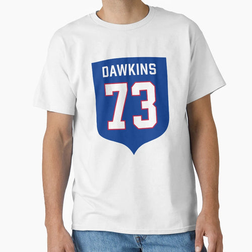 Dion Dawkins 73 Emblem T-Shirt - Fun Novelty Design for Adults - T-Shirt, Sweatshirt, Hoodie