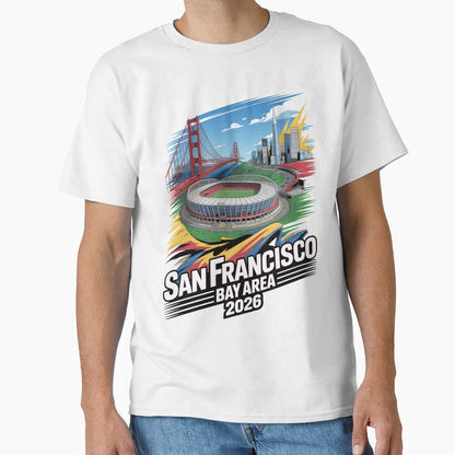 San Francisco Bay Area Golden Gate T-Shirt - Aesthetic Graphic for Adults - T-Shirt, Sweatshirt, Hoodie