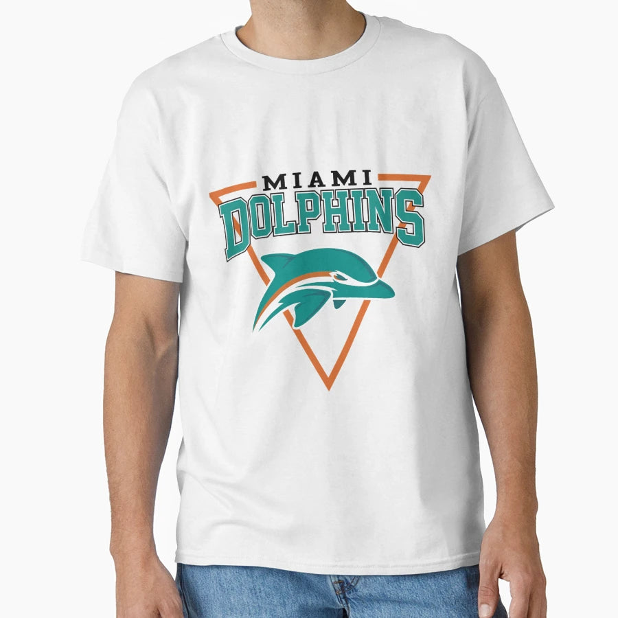 Art Miami Dolphins T-Shirt - Trendy Graphic for Adults - T-Shirt, Sweatshirt, Hoodie
