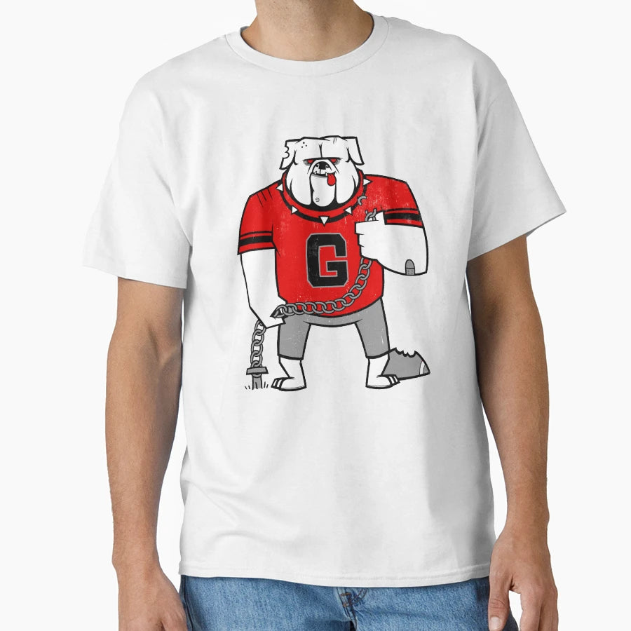 College Sports Bulldog T-Shirt - Fun Novelty Design for Adults - T-Shirt, Sweatshirt, Hoodie