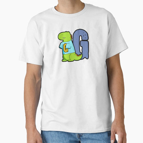 Alphabet Letter G T Rex T-Shirt - Fun Novelty Design Unisex - T-Shirt, Sweatshirt, Hoodie