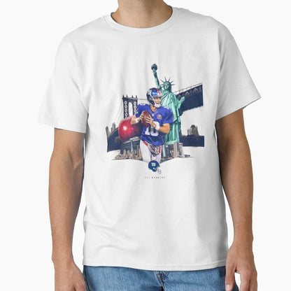 Eli Manning T-Shirt - Custom Art Print for Adults - T-Shirt, Sweatshirt, Hoodie