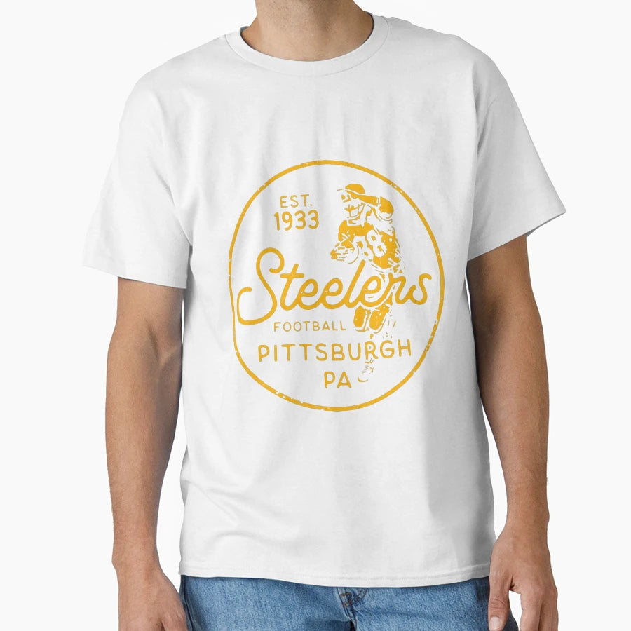 Black And Yellow Pittsburgh Fan T-Shirt - Casual Everyday Wear Unisex - T-Shirt, Sweatshirt, Hoodie