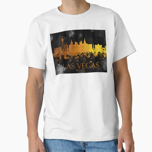 Las Vegas Nevada Skyline 15 T-Shirt - Fun Novelty Design Unisex - T-Shirt, Sweatshirt, Hoodie