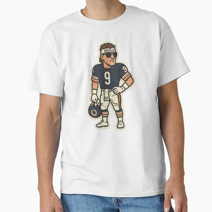 Gridiron Greats Cartoon Tribute Jim T-Shirt - Custom Art Print for Adults - T-Shirt, Sweatshirt, Hoodie