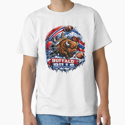 Buffalo Bills Football Bison Nfl Fan T-Shirt - Streetwear Style Men Women - T-Shirt, Sweatshirt, Hoodie