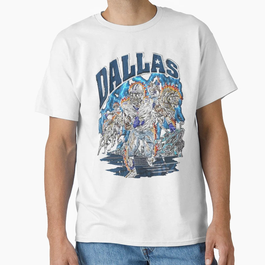 Art Dallas Cowboys T-Shirt - Casual Everyday Wear Unisex - T-Shirt, Sweatshirt, Hoodie