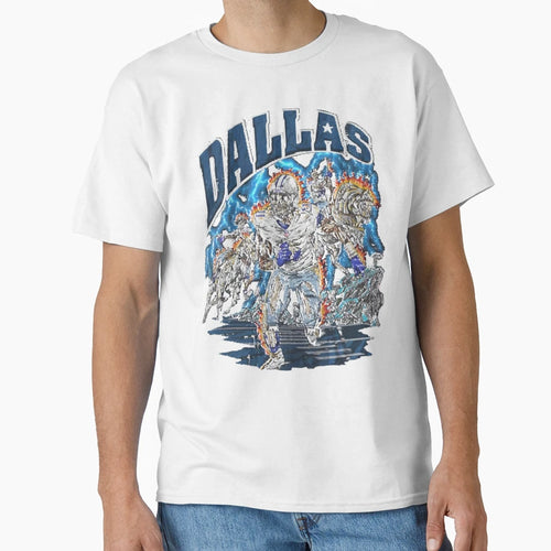 Art Dallas Cowboys T-Shirt - Casual Everyday Wear Unisex - T-Shirt, Sweatshirt, Hoodie