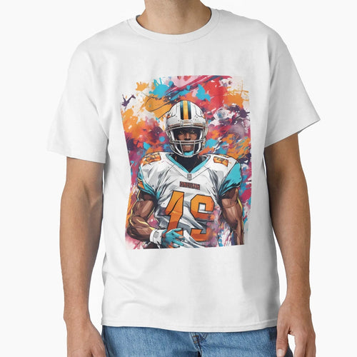 American Football Defensive Tackle T-Shirt - Custom Art Print Unisex - T-Shirt, Sweatshirt, Hoodie