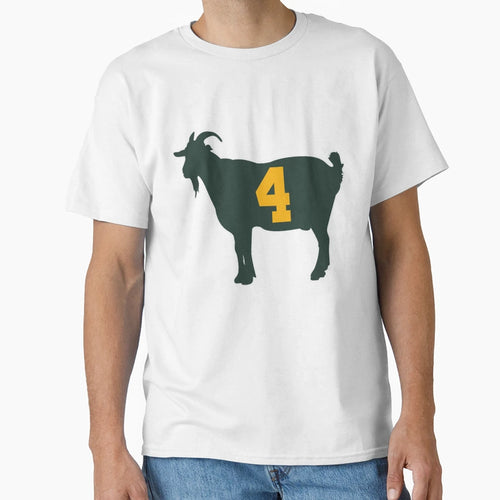 Goat Brett Favre T-Shirt - Fun Novelty Design for Adults - T-Shirt, Sweatshirt, Hoodie