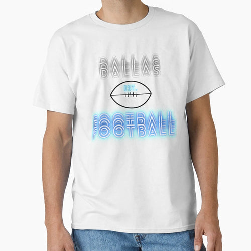 Dallas Football Throwback 80S T-Shirt - Streetwear Style Unisex - T-Shirt, Sweatshirt, Hoodie
