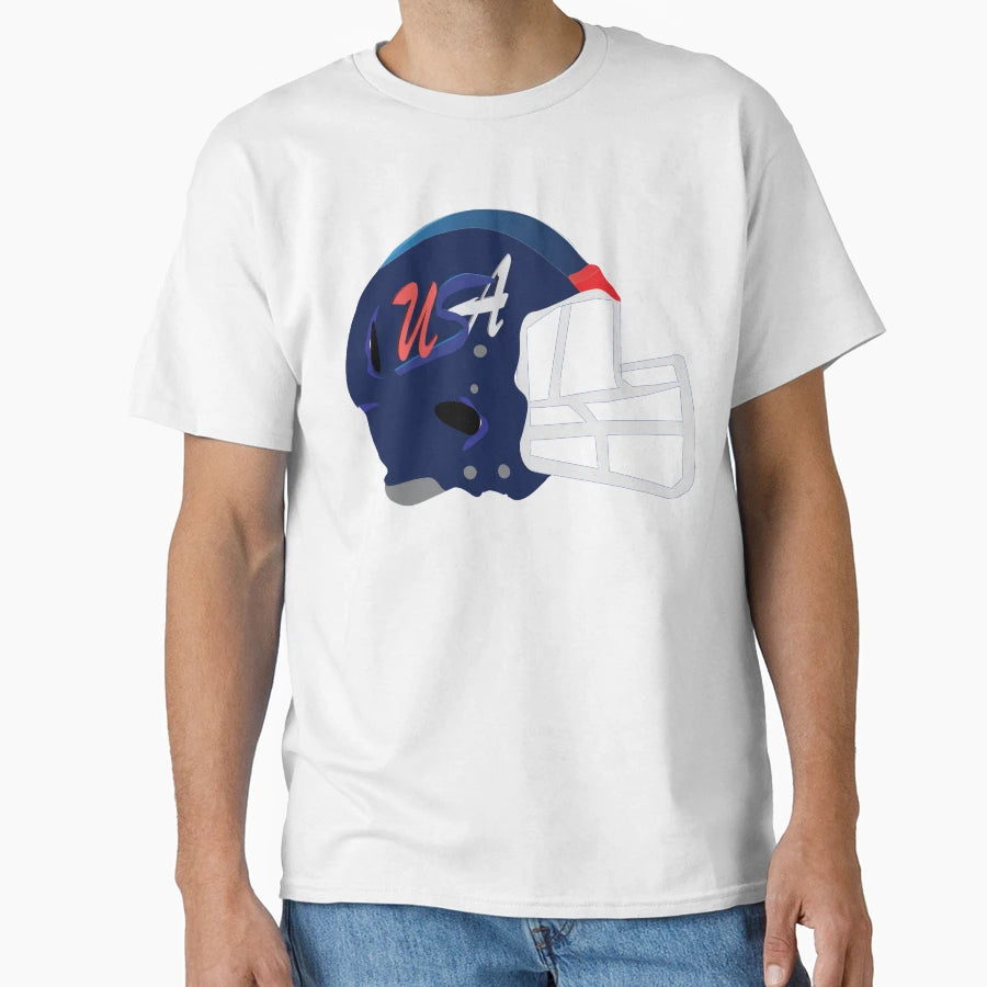 Usa Football Helmet T-Shirt - Trendy Graphic Men Women - T-Shirt, Sweatshirt, Hoodie