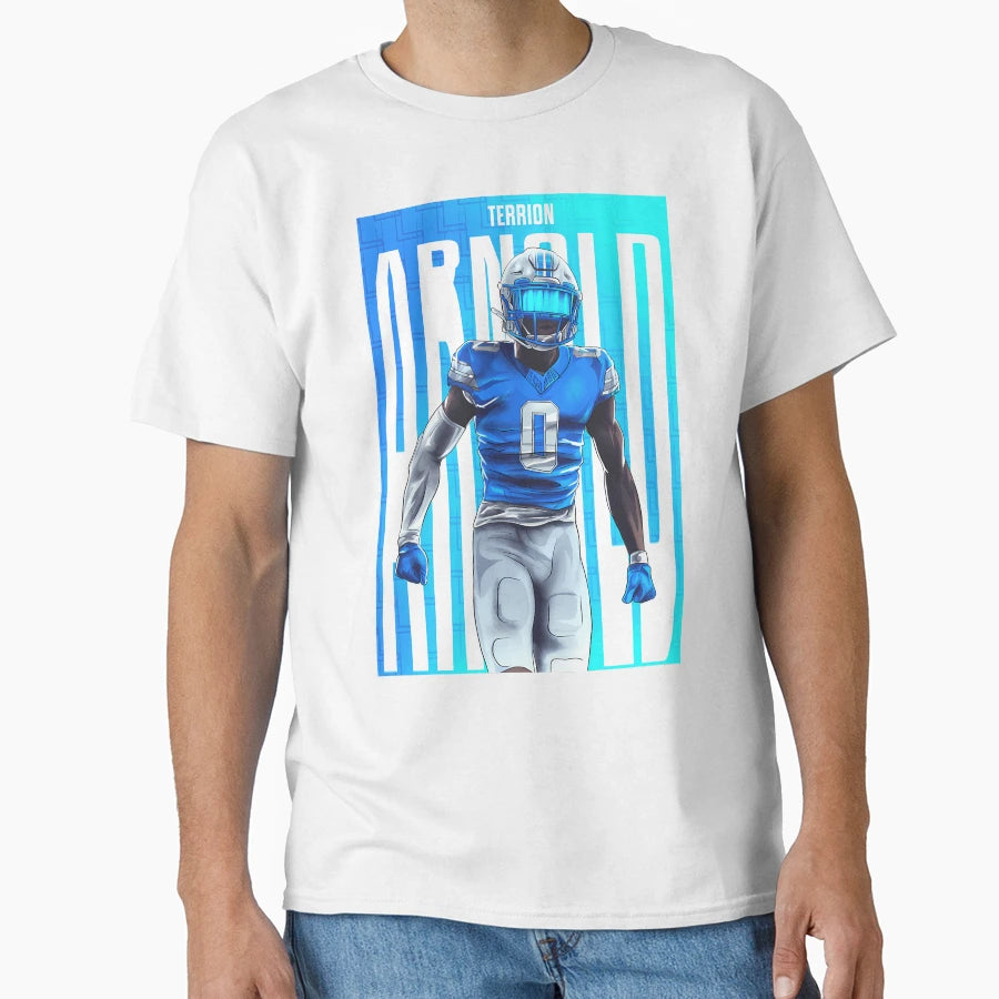 Terrion Arnold Detroit Lions Cornerback T-Shirt - Streetwear Style Unisex - T-Shirt, Sweatshirt, Hoodie