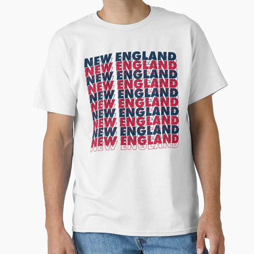 New England T-Shirt - Minimalist Print for Adults - T-Shirt, Sweatshirt, Hoodie