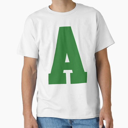 Alphabet Green Sports Letter T-Shirt - Fun Novelty Design Unisex - T-Shirt, Sweatshirt, Hoodie