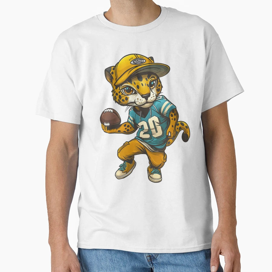 Jaguars Football Player T-Shirt - Graphic Print Unisex - T-Shirt, Sweatshirt, Hoodie