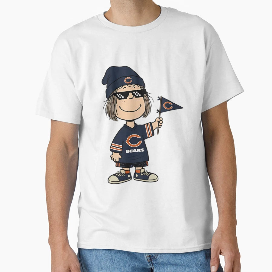 Snoopy Chicago Bears Fans T-Shirt - Novelty Apparel for Adults - T-Shirt, Sweatshirt, Hoodie