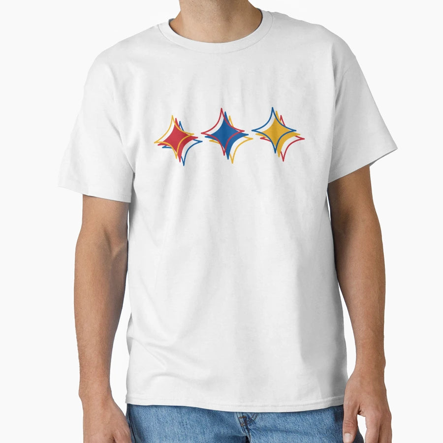 Pittsburgh Steelers Pattern White T-Shirt - Graphic Print Men Women - T-Shirt, Sweatshirt, Hoodie