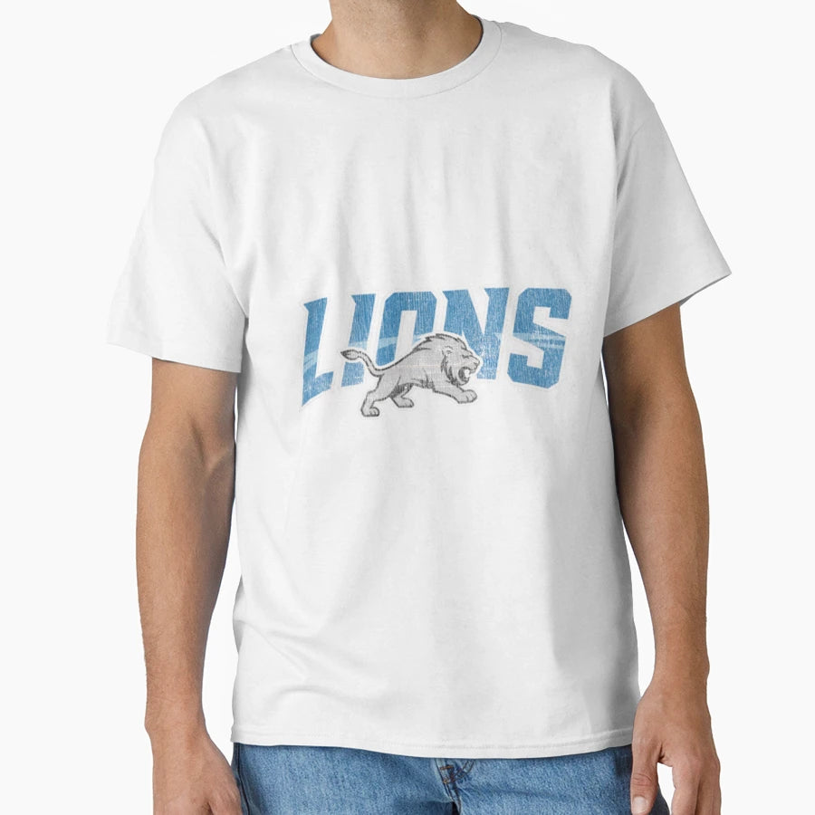 Football Detroit Lions T-Shirt - Minimalist Print Unisex - T-Shirt, Sweatshirt, Hoodie