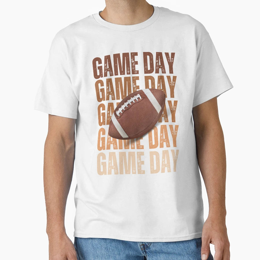 Game Day Football T-Shirt - Fun Novelty Design for Adults - T-Shirt, Sweatshirt, Hoodie