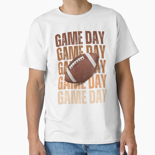 Game Day Football T-Shirt - Fun Novelty Design for Adults - T-Shirt, Sweatshirt, Hoodie