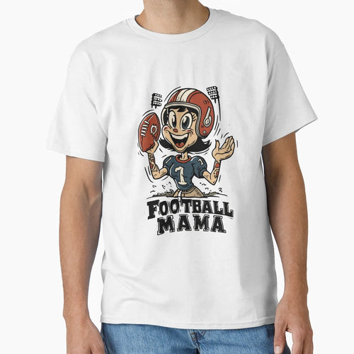 Football Mama Game Day T-Shirt - Casual Everyday Wear for Adults - T-Shirt, Sweatshirt, Hoodie